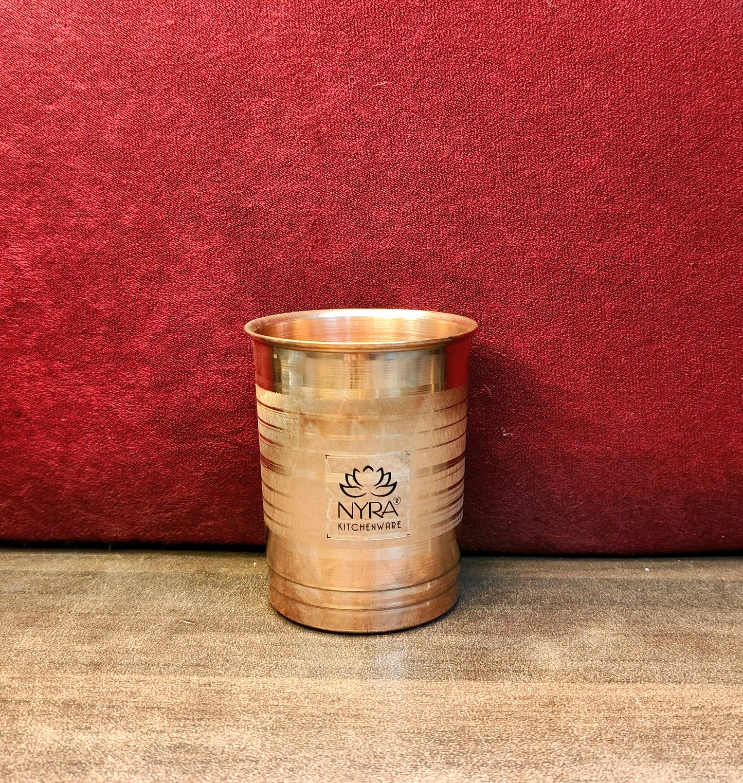 Handmade Copper Glass/Tumbler - Ayurvedic Health Benefits | Traditional Tamba Drinkware for Daily Use