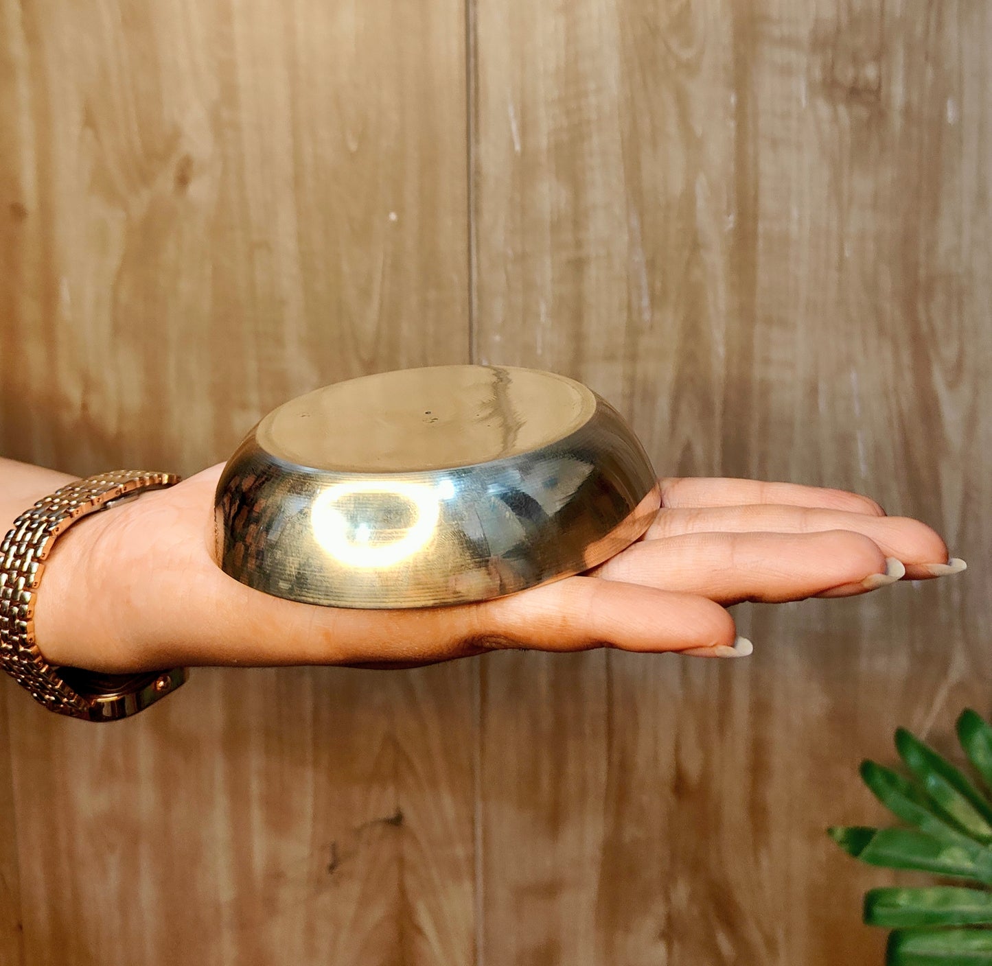 Pure Bronze Kansa Katori/Halwa Bowl/Pudding Plate
