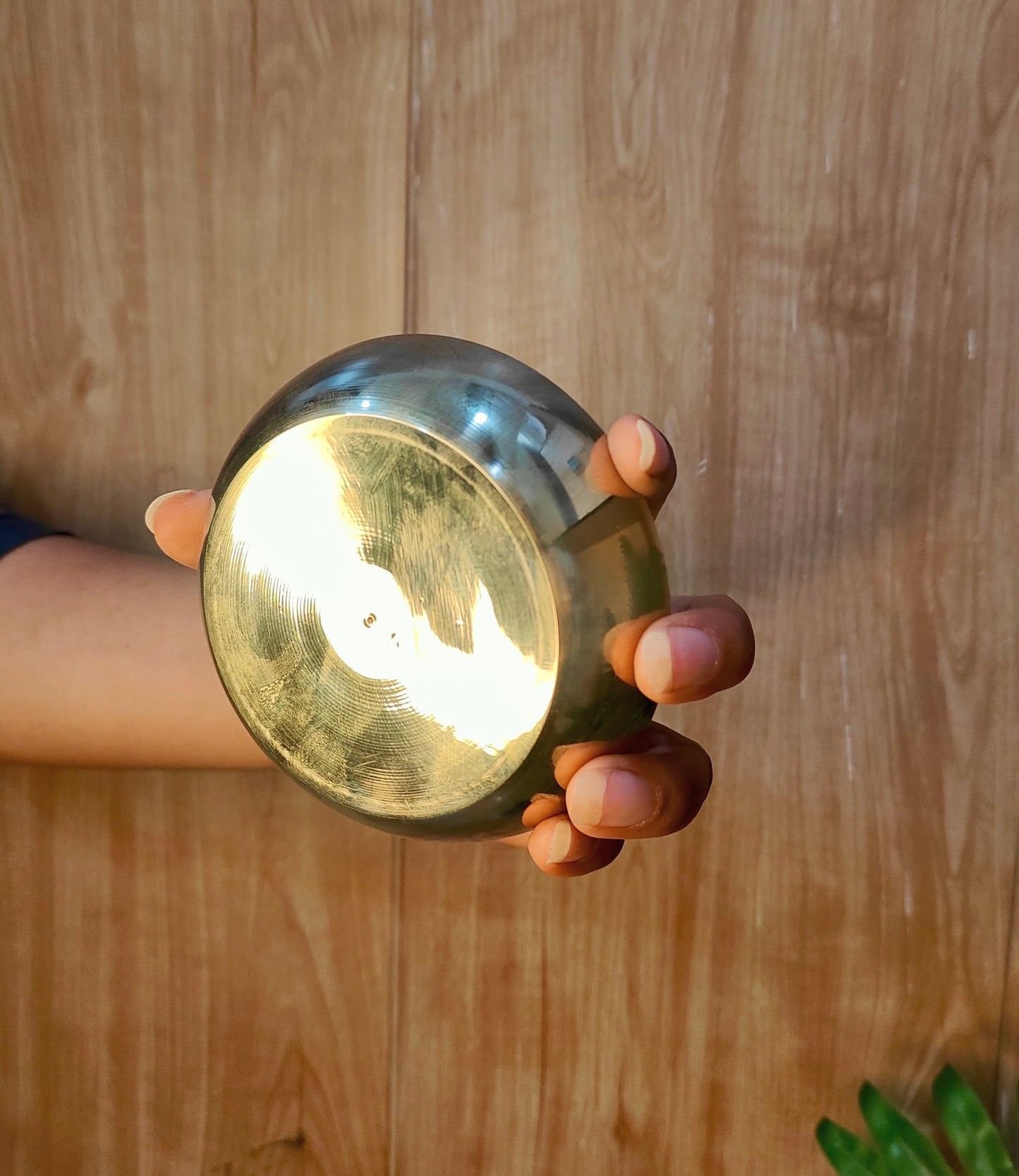 Pure Bronze Kansa Katori/Halwa Bowl/Pudding Plate