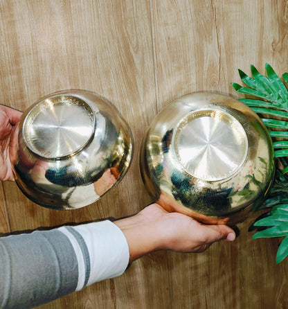 Handcrafted Brass Bowl/Katora - Traditional Indian Dining Serveware