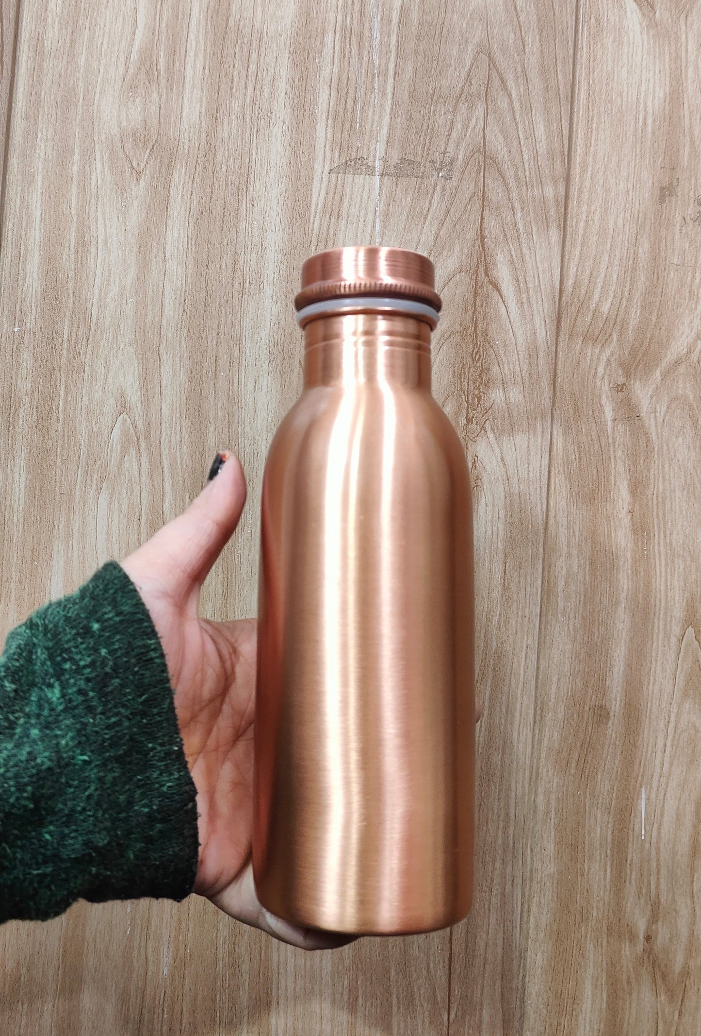 Pure Copper Mini Water Bottle | Leak-Proof Ayurvedic Bottle - Supports Digestion & Immunity | Matte Finish
