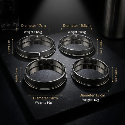 Stainless Steel Matka Ring/Pot stand/Multipurpose Pot Stand - Set of 4