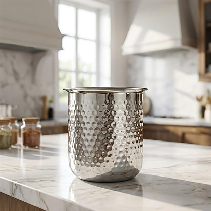 Premium Stainless Steel Hammered Deep Water Gunj - 6 Sizes