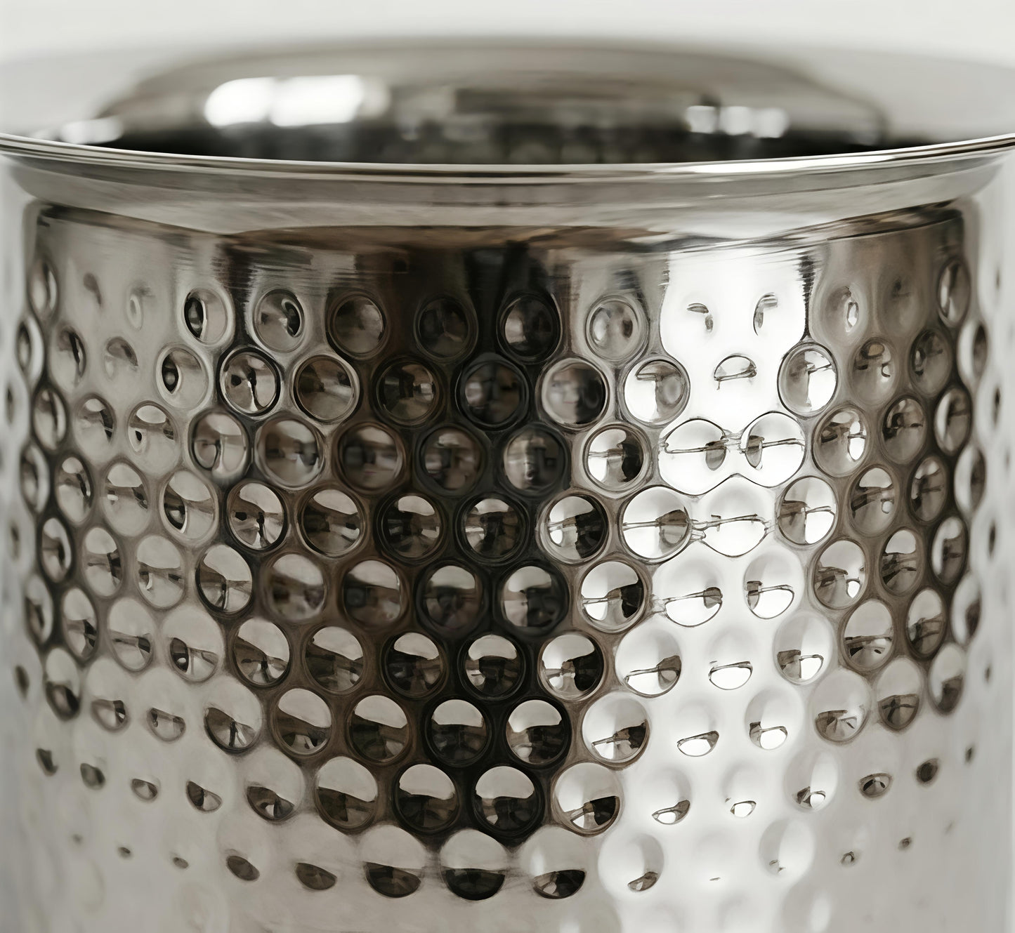 Premium Stainless Steel Hammered Deep Water Gunj - 6 Sizes