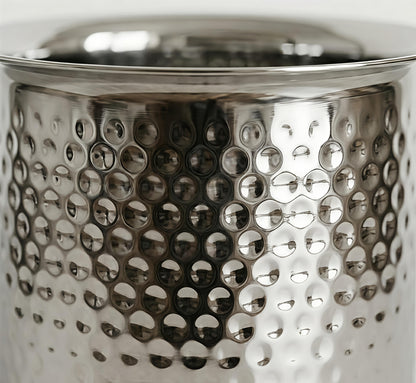 Premium Stainless Steel Hammered Deep Water Gunj - 6 Sizes