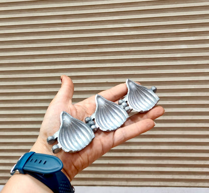 Aluminium Modak Maker Mould | Traditional Modak Sacha Sancha for Homemade Modak, Ukadiche Modak & Prasad | Foldable Hand Press Mould