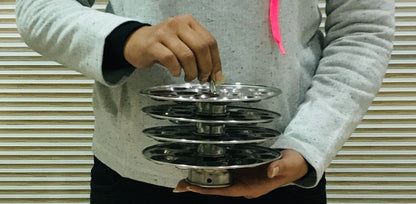 Stainless Steel Mini Idli Stand (15 Idli per Plate)