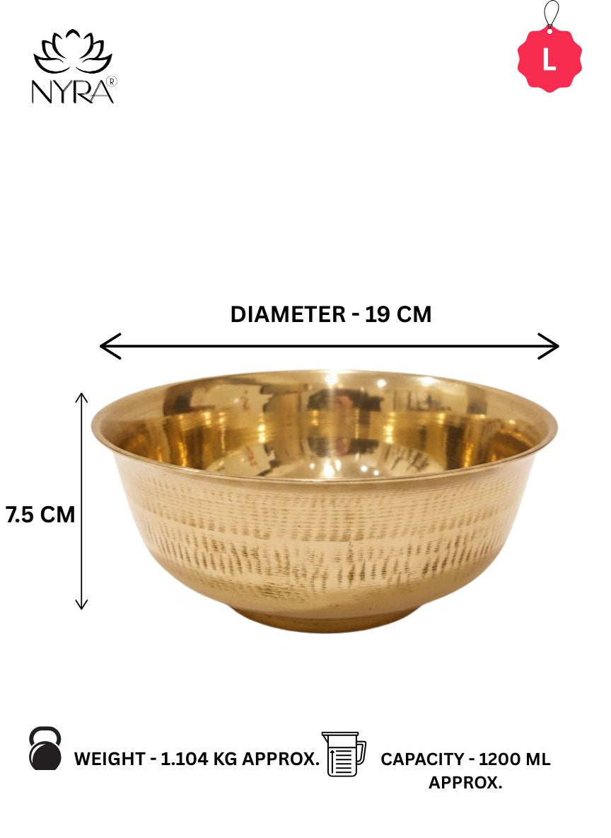 Handcrafted Brass Bowl/Katora - Traditional Indian Dining Serveware
