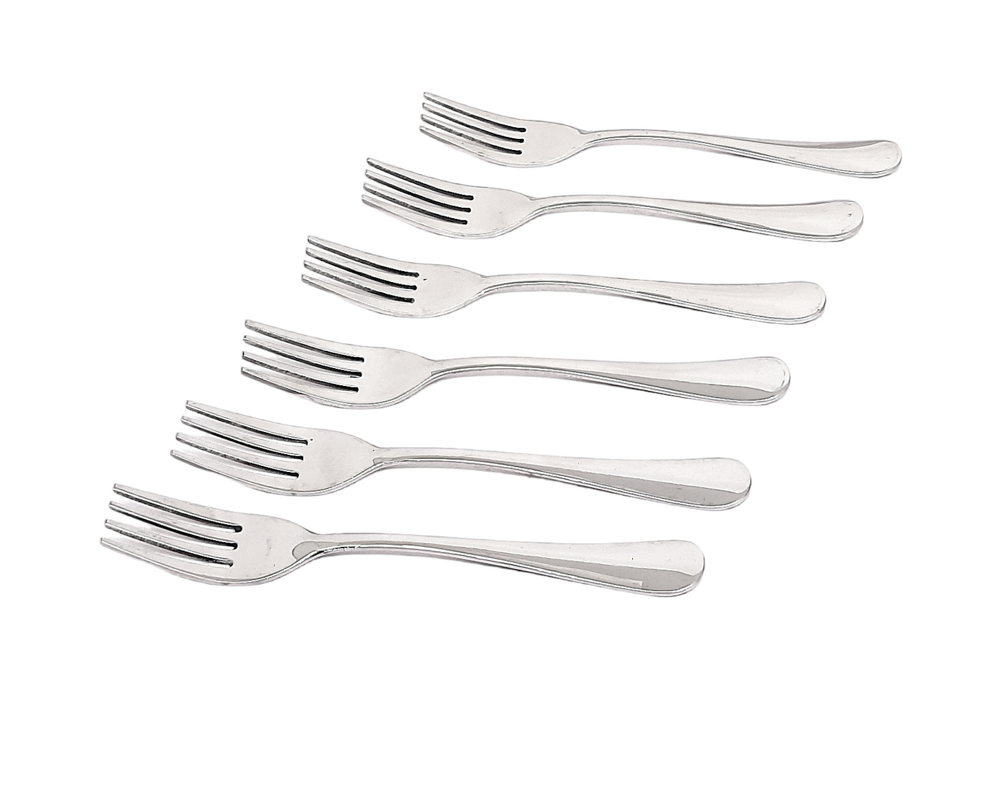 Stainless Steel Forks | Glossy Finish | Food Grade Steel for Home & Kitchen