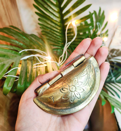 Pure Brass Gujiya / Karjikai Mould | Traditional Sacha Machine for Festive Sweets