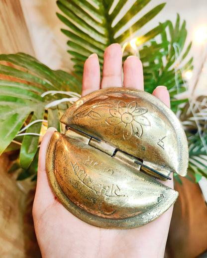 Pure Brass Gujiya / Karjikai Mould | Traditional Sacha Machine for Festive Sweets