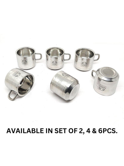 Stainless Steel Double-wall Mini/Piyali Tea Cup Set