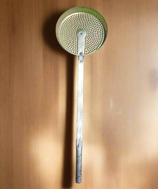 Stainless Steel Bondi Jhara/Strainer with Long Handle - for Deep Frying