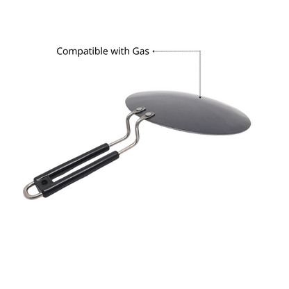 Iron Concave Tawa compatible with gas