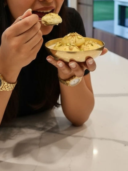 Pure Bronze Kansa Katori/Halwa Bowl/Pudding Plate