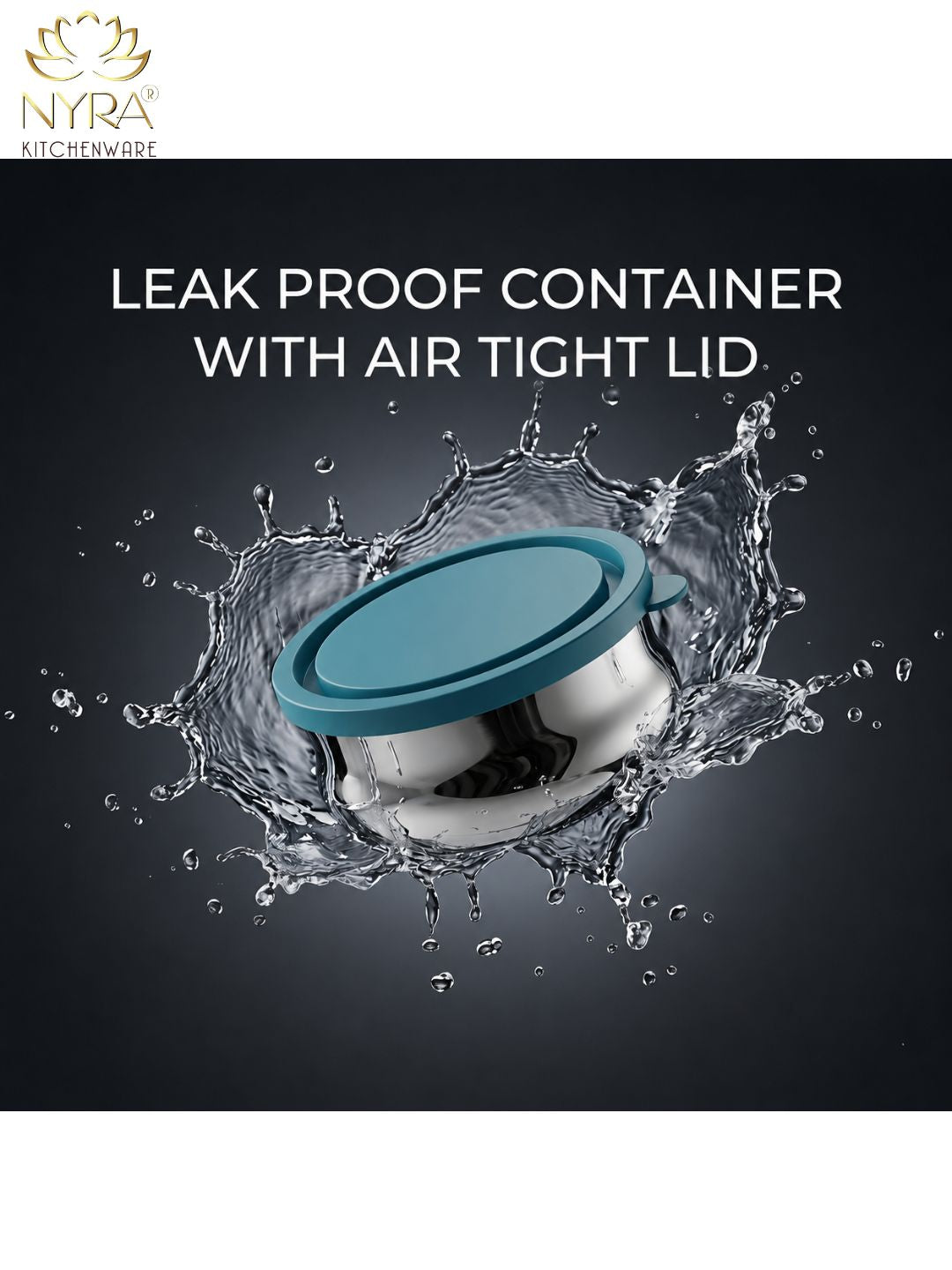 Air-tight Stainless Steel Container Set - Premium Leak-Proof Dibbi