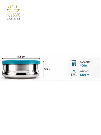 Stainless Steel Food Storage Containers with Airtight Plastic Lids | Leak-Proof, Food Grade & Rust-Proof