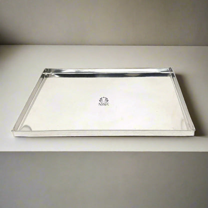 Stainless Steel Storing & Serving Tray for Sweet & Snacks – Durable, Rust-Resistant, Multipurpose Food Platter