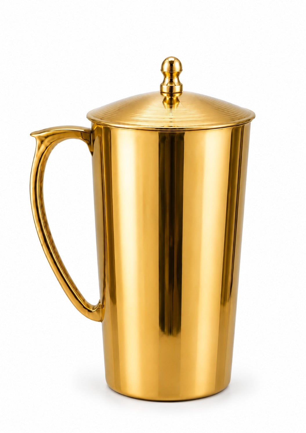 Pure Bronze (Kansa) Water Jug with Lid | Ancient Ayurvedic Health Benefits