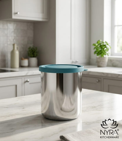 Stainless Steel Leak-Proof Glass with Lid | Durable & Spill-Resistant