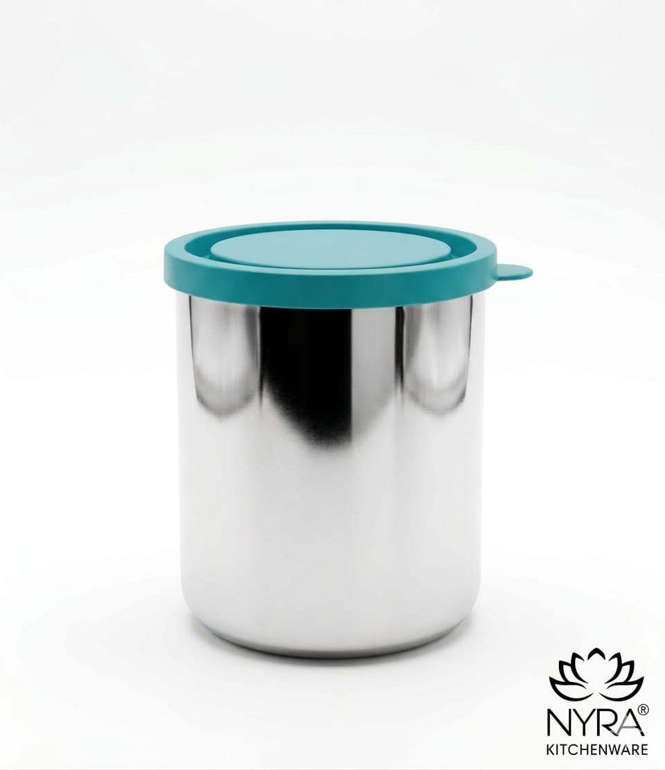 Stainless Steel Leak-Proof Glass with Lid | Durable & Spill-Resistant