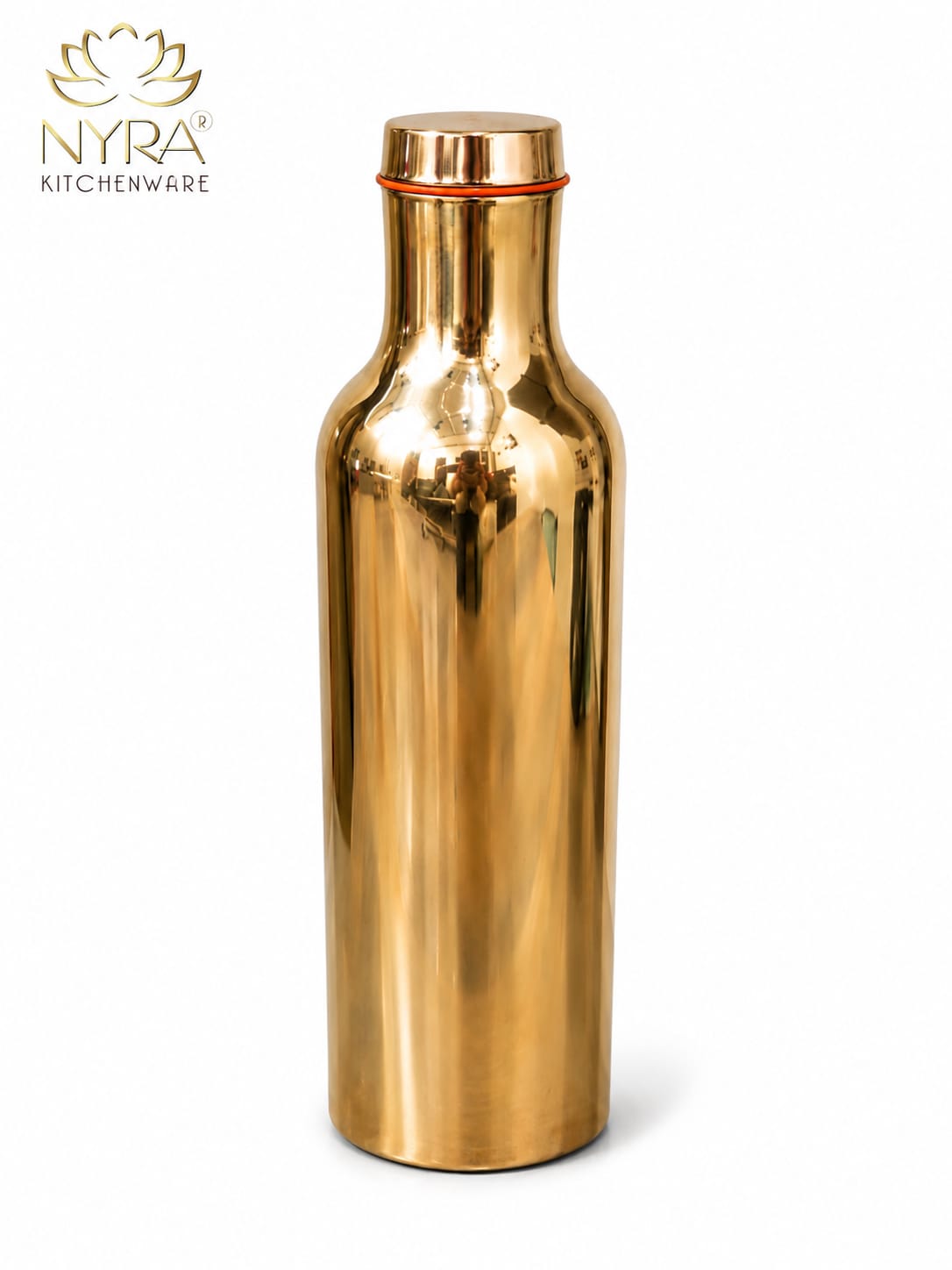 Pure Bronze Water Bottle | Kansa/Phool Health Benefits Water Bottle