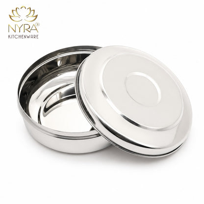 Stainless Steel Chapati Box Set | Multipurpose Kitchen Storage Containers Set of 3pcs.
