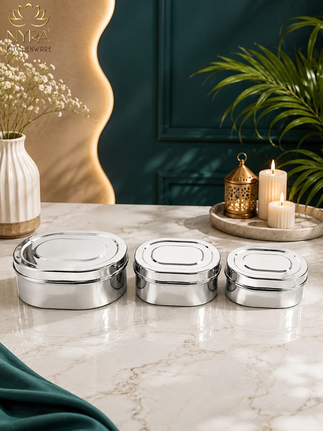 Stainless Steel Food Storage Container - Multipurpose, Durable & Leak-Proof
