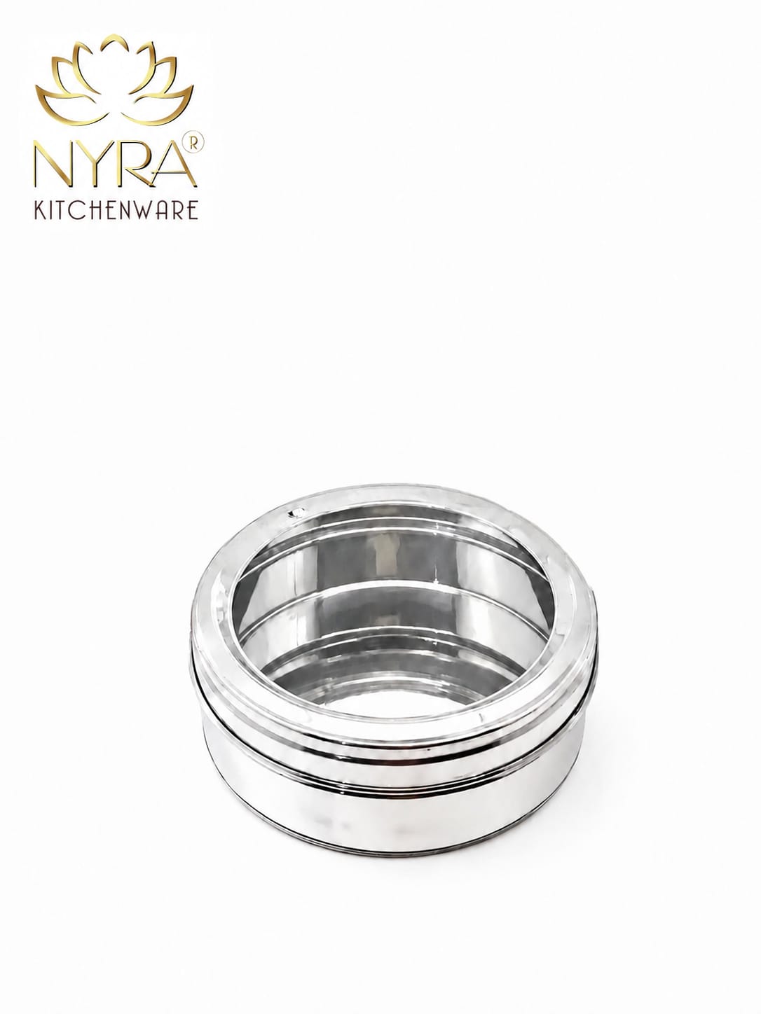 NYRA® Stainless Steel Sweet Box - for Gifting and Storing Sweets
