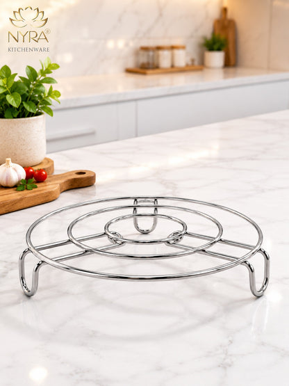 Stainless Steel Table Ring/Trivets - Versatile Vessel Holder & Cooker Steamer Stand