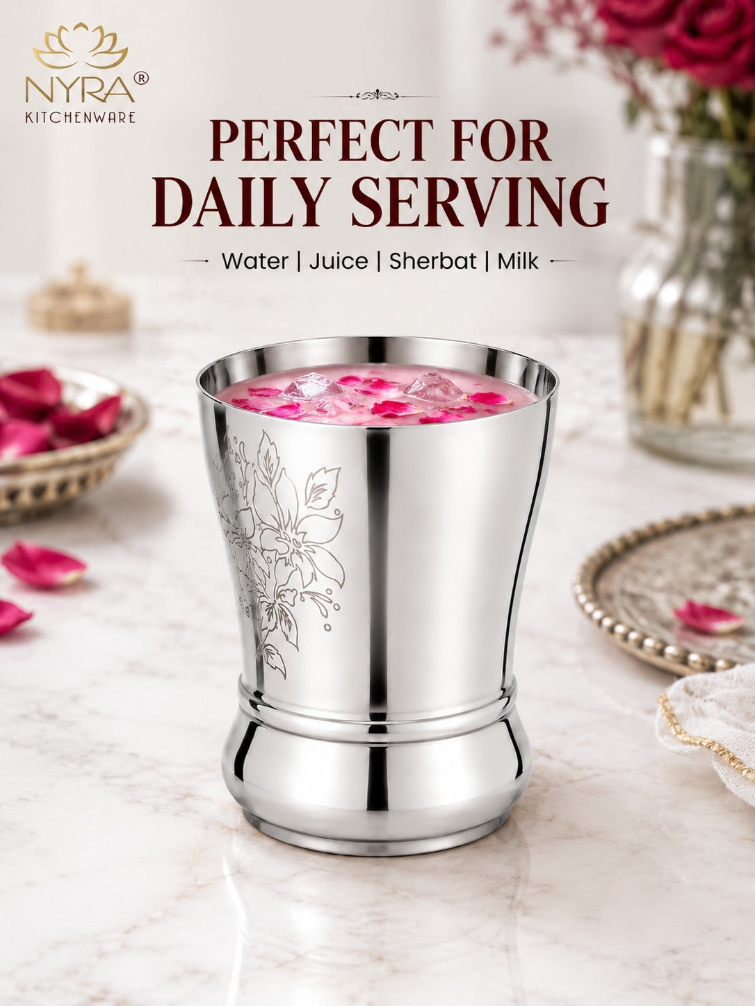 Stainless Steel Baby Glass Collection - Safe, Stylish, and Sustainable Essentials Drinkware Set