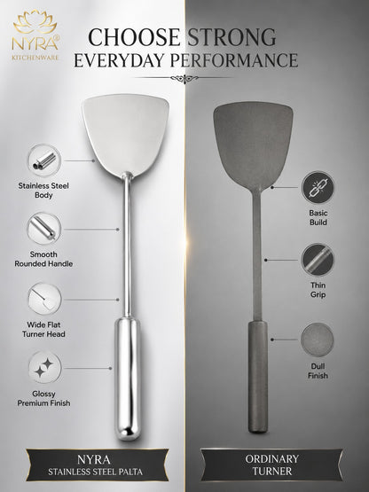 Stainless Steel Slotted Spoons/Turner/Palta - Cooking Turner