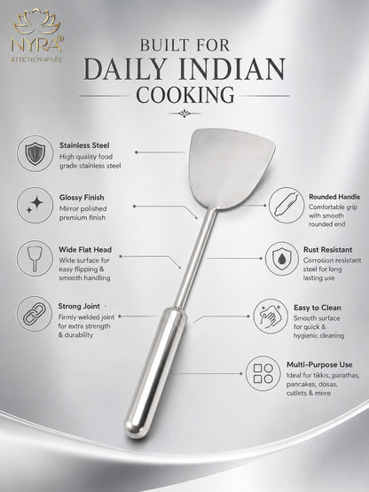 Stainless Steel Slotted Spoons/Turner/Palta - Cooking Turner