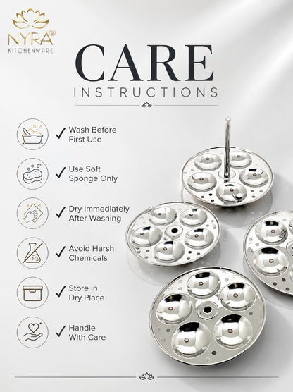 Stainless Steel Mini Idli Maker | Stainless Steel Idli Pot