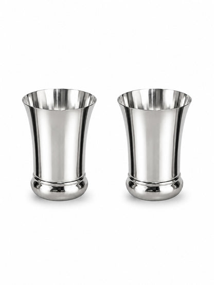 Elegant Stainless Steel Glass Set - Durable Modern Drinkware Set