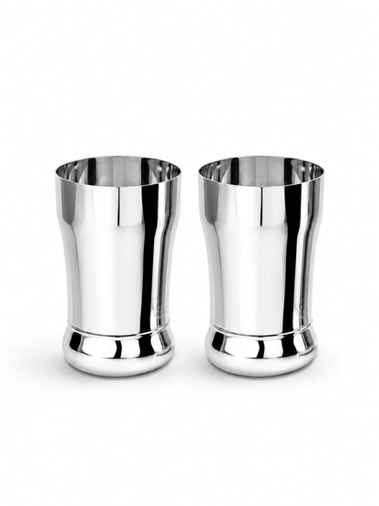 Stainless Steel Glass/Tumbler Set – Premium Quality, Heavy Gauge, 400ML Drinkware Set