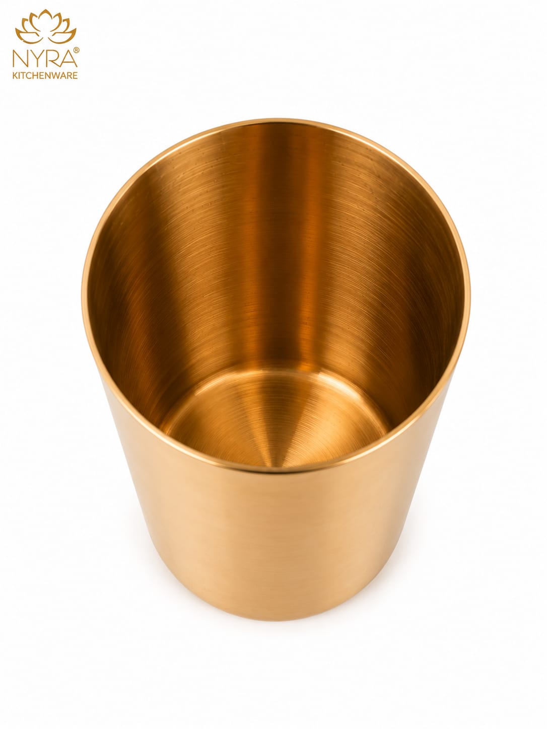 Pure Bronze Water Glass (Kansa / Phool) | Ayurvedic Drinking Tumbler