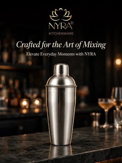 Stainless Steel Cocktail Shaker | Classic Bar Tool for Mixing Drinks, Mocktails & Cocktails |