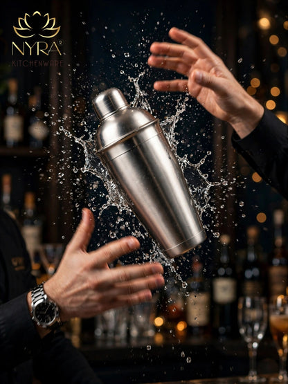 Stainless Steel Cocktail Shaker | Classic Bar Tool for Mixing Drinks, Mocktails & Cocktails |