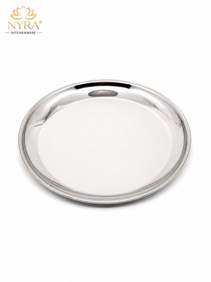 Stainless Steel Plates Set - Heavy Gauge Quarter Plates