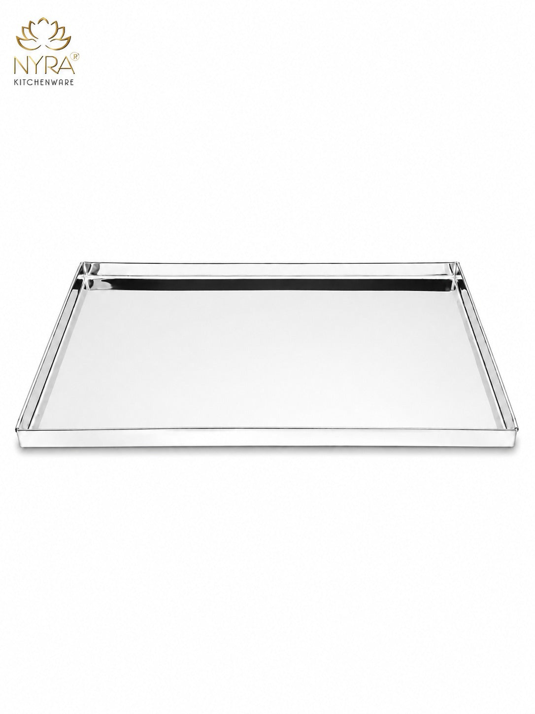 Stainless Steel Storing & Serving Tray for Sweet & Snacks – Durable, Rust-Resistant, Multipurpose Food Platter