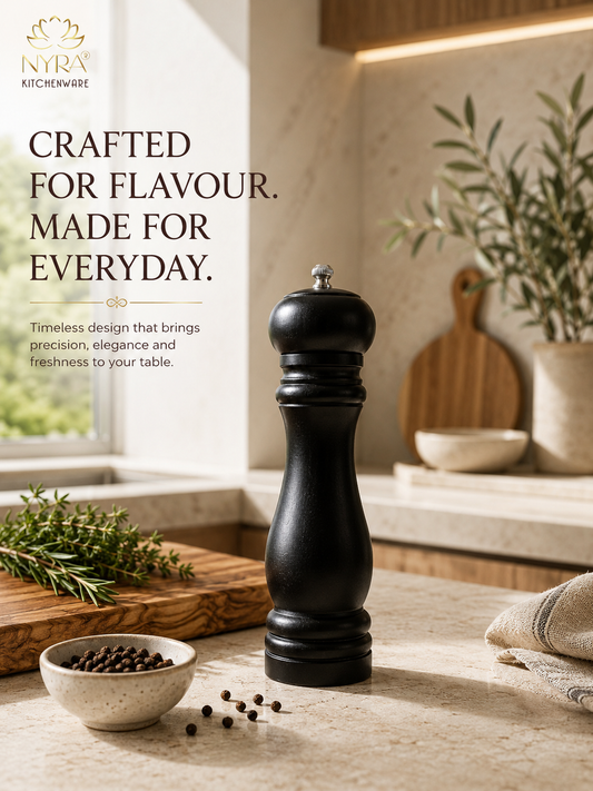 Traditional Wooden Salt & Pepper Sprinkler
