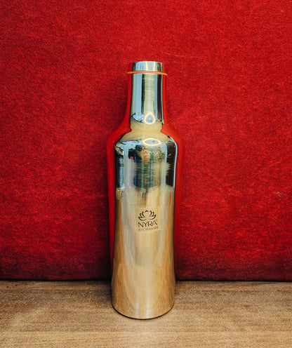 Pure Bronze Water Bottle | Kansa/Phool Health Benefits Water Bottle