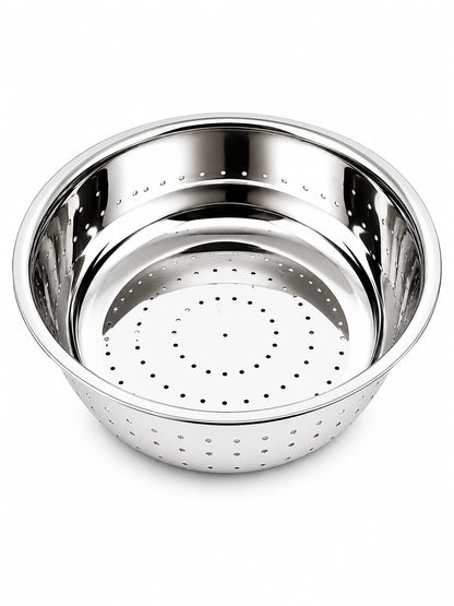 Stainless Steel Rice, Fruits & Vegetables Basin Strainer/Colander