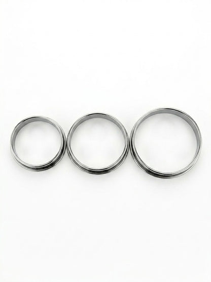 Stainless Steel Round Hot Pot Stand, Matka Ring for Kitchen – Set of 3