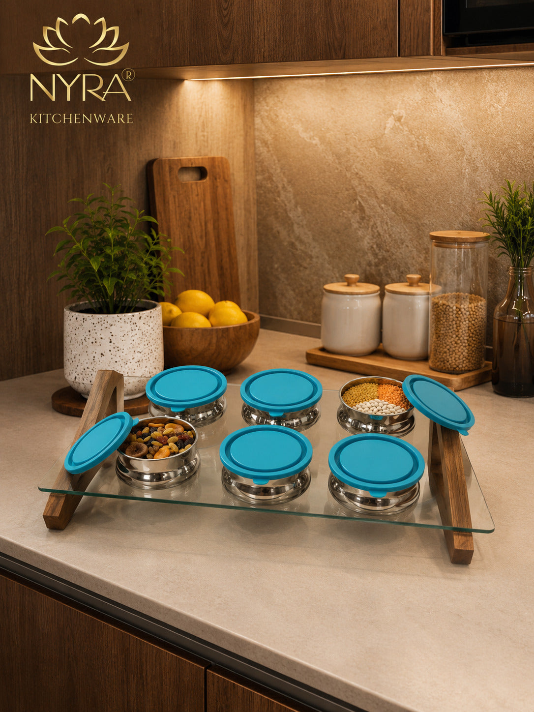Air-tight Stainless Steel Container Set - Premium Leak-Proof Dibbi