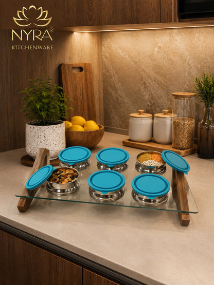 Air-tight Stainless Steel Container Set - Premium Leak-Proof Dibbi