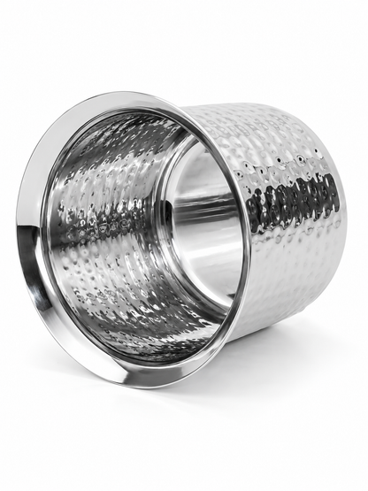 Premium Stainless Steel Hammered Deep Water Gunj - 6 Sizes