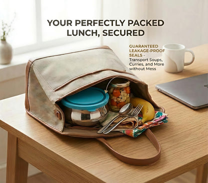 Air-tight Stainless Steel Container Set - Premium Leak-Proof Dibbi