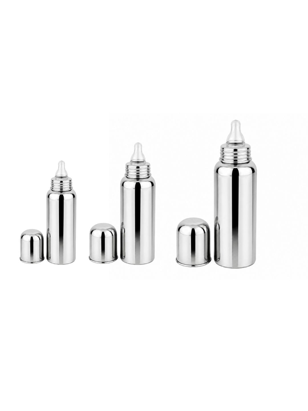 Stainless Steel Baby Feeding Bottle | Anti-Colic, Leak-Proof & BPA-Free
